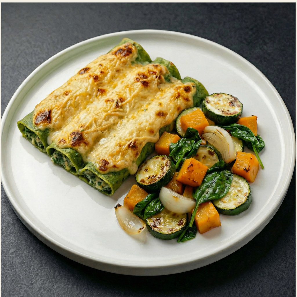 Canelones de VERDURAS Y SETAS